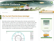 Tablet Screenshot of genuineguidance.com
